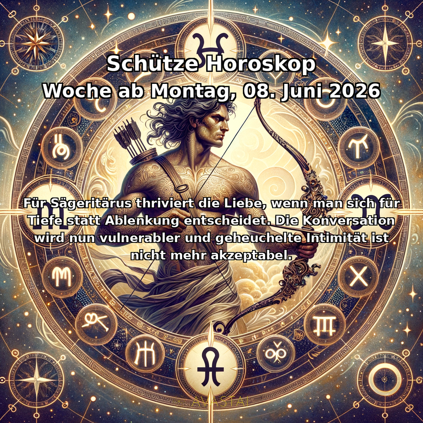 Schütze Wöchentliches Horoskop - 08. Juni 2026