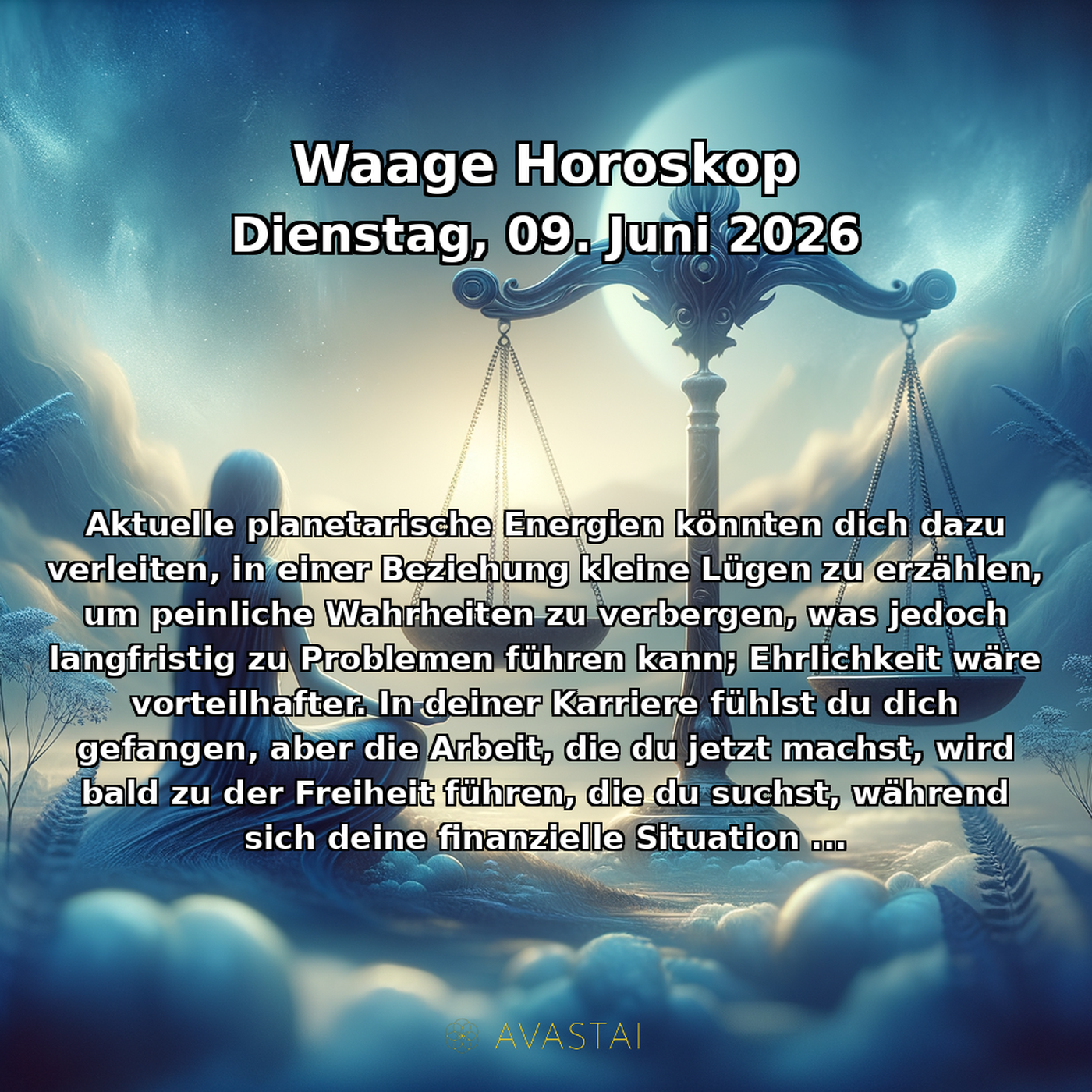 Libra Tägliches Horoskop - 09. Juni 2026
