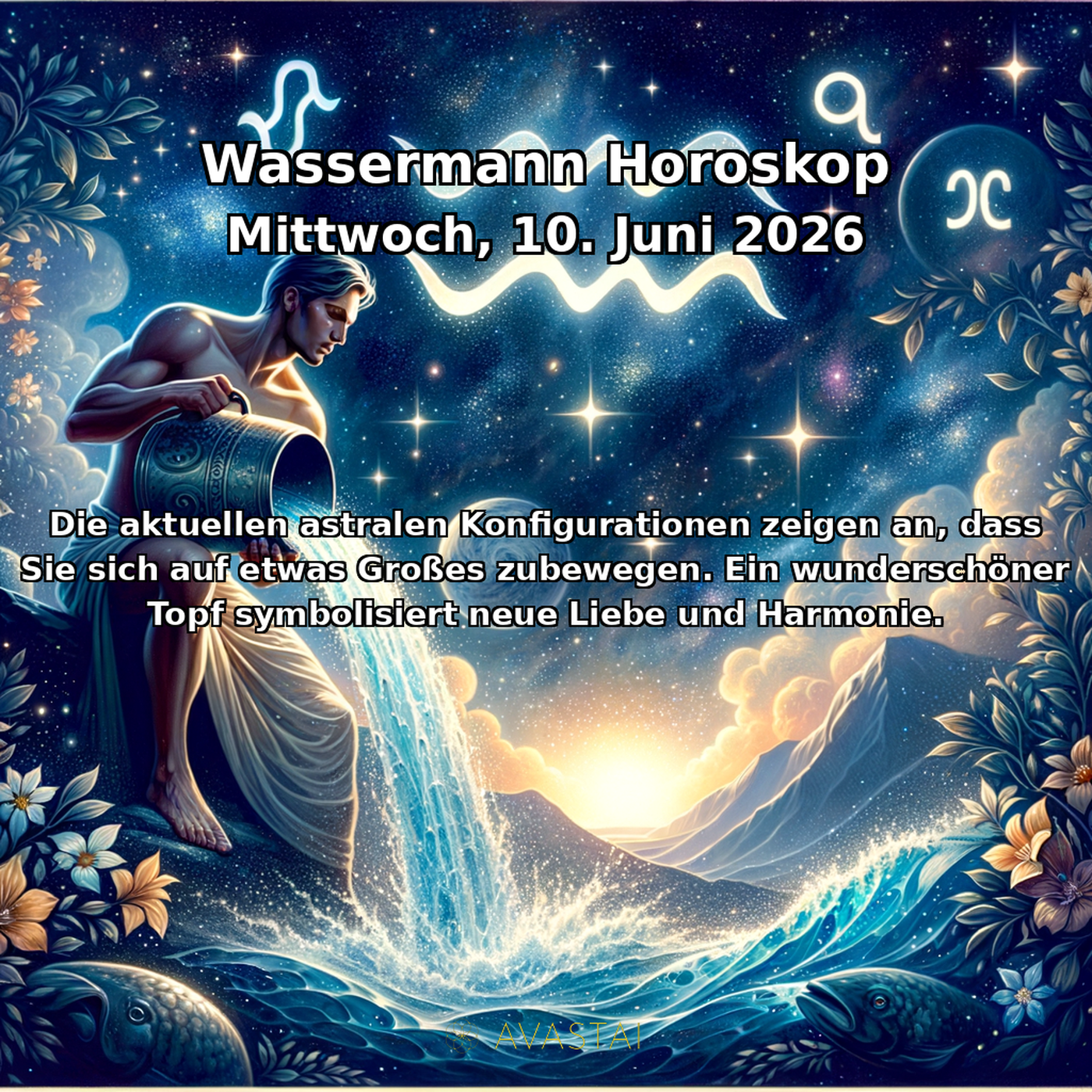 Aquarius Tägliches Horoskop - 10. Juni 2026