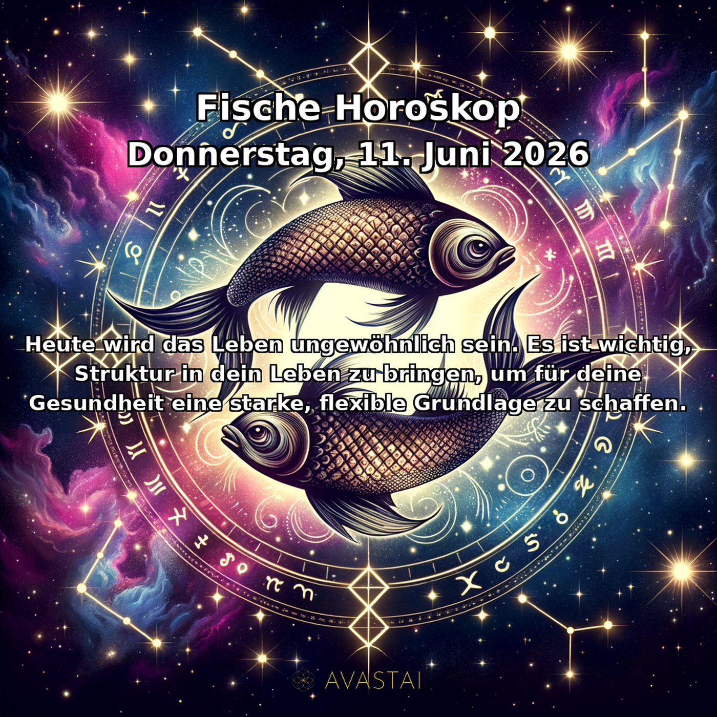 Fische Tägliches Horoskop - 11. Juni 2026