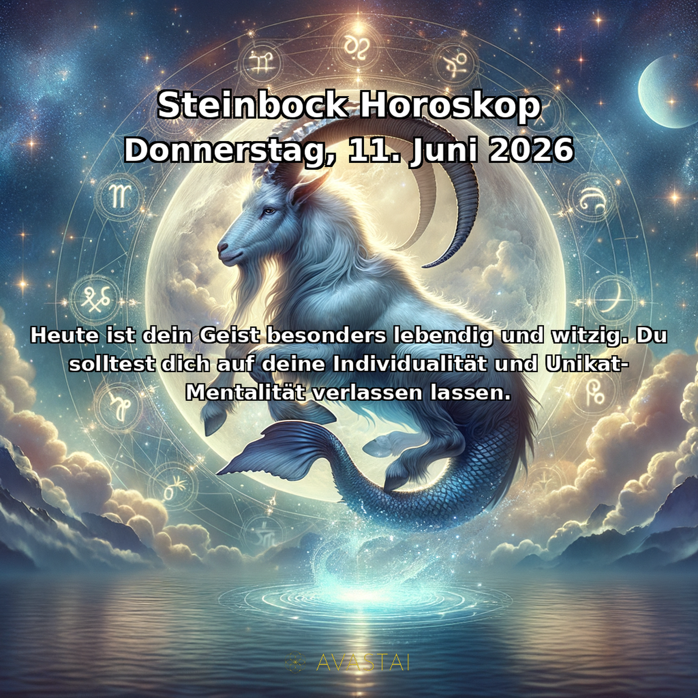 Steinbock Tägliches Horoskop - 11. Juni 2026