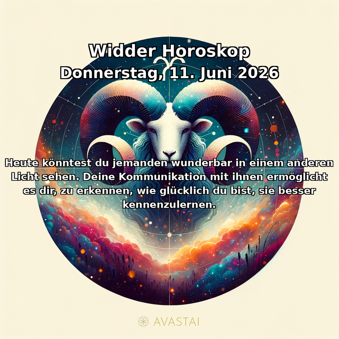 Beran Tägliches Horoskop - 11. Juni 2026