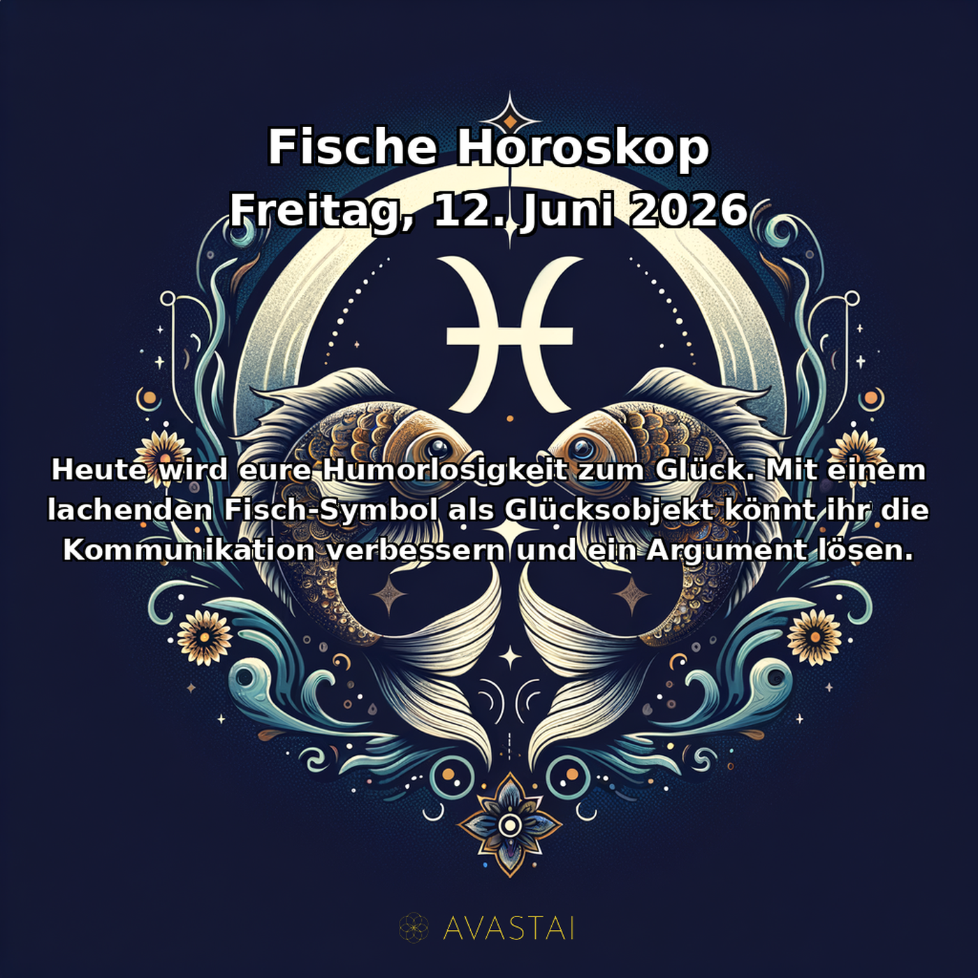 Fische Tägliches Horoskop - 12. Juni 2026