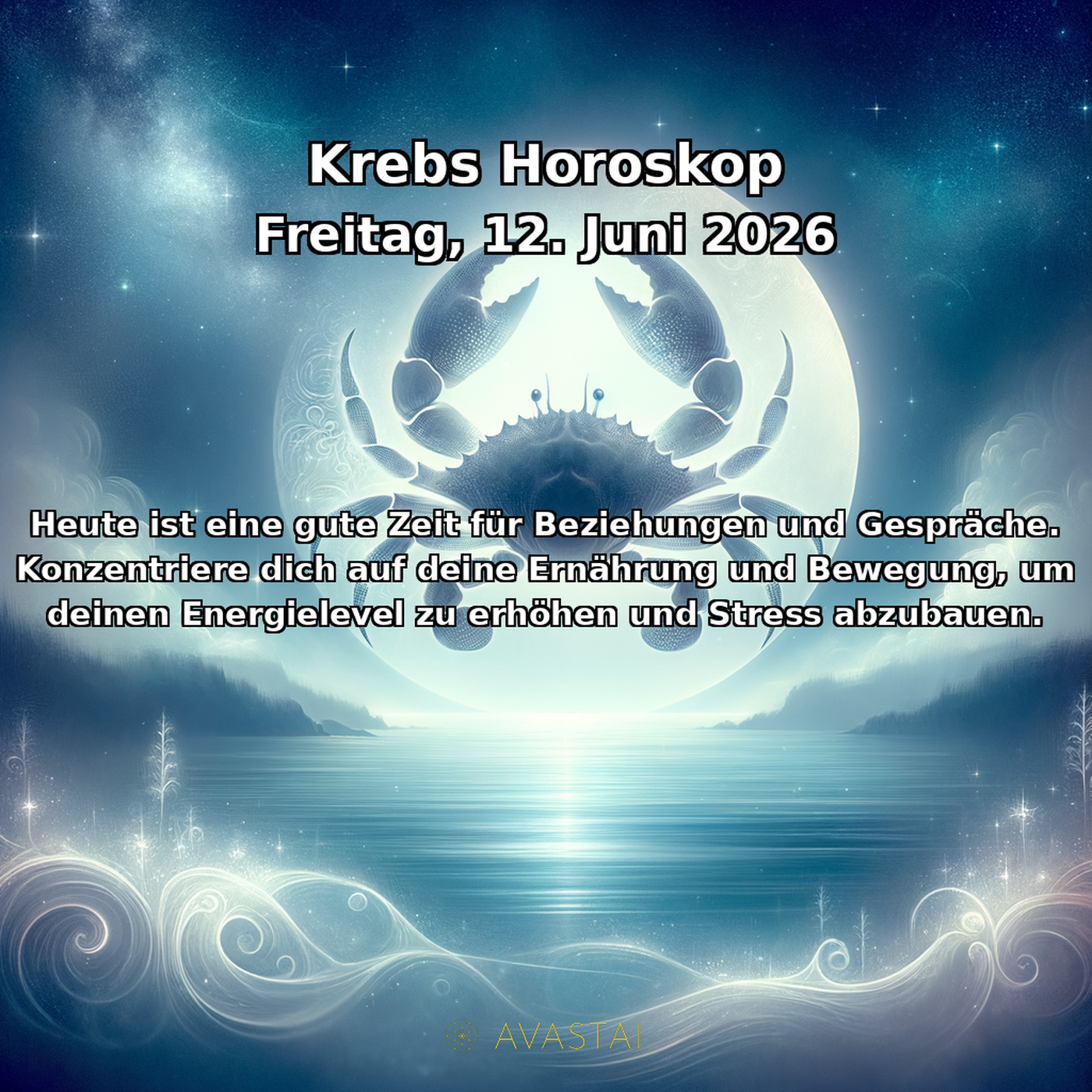 Cancer Tägliches Horoskop - 12. Juni 2026