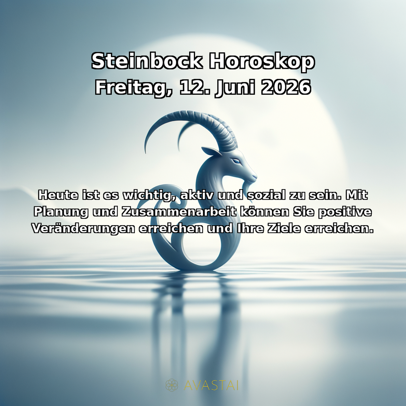 Steinbock Tägliches Horoskop - 12. Juni 2026