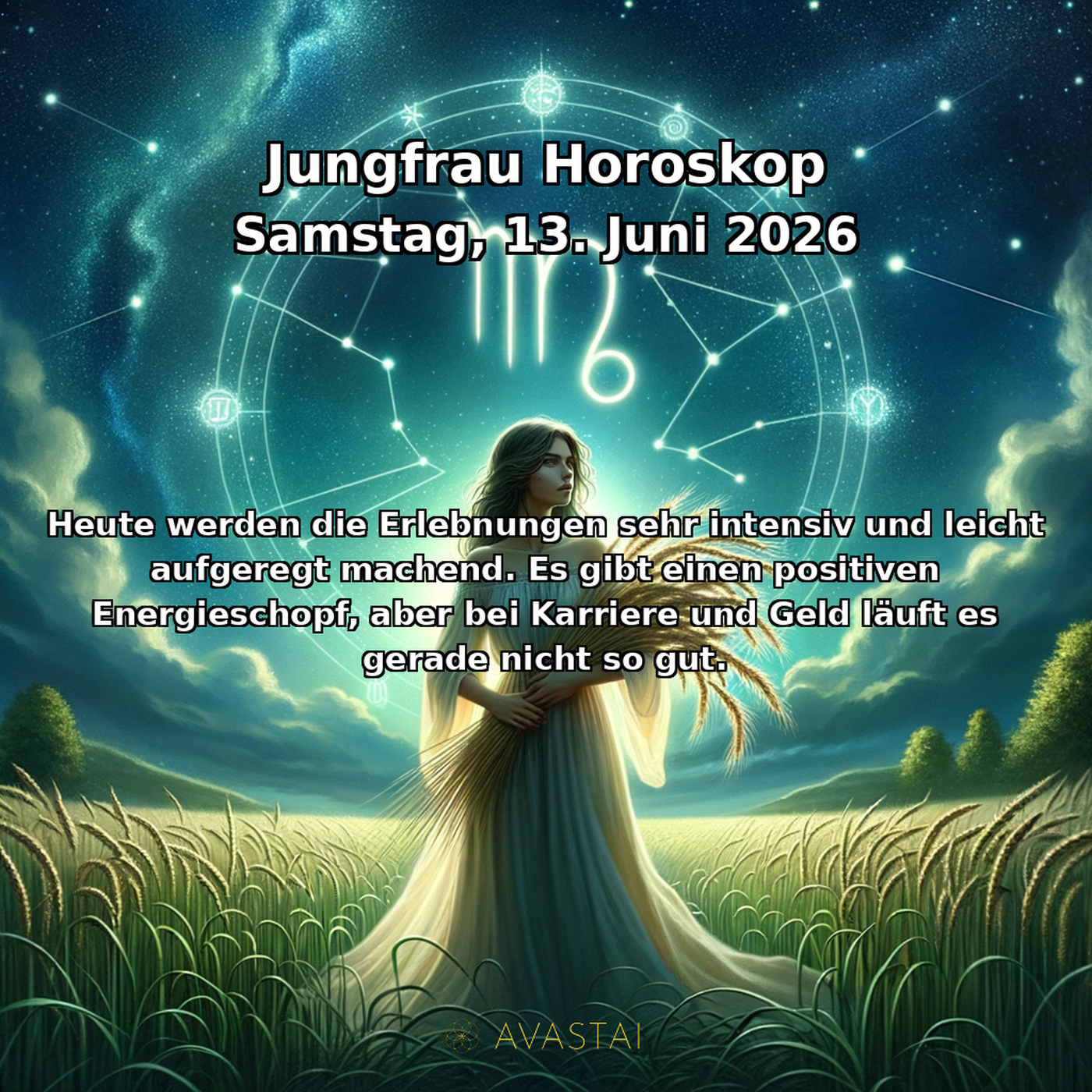 Virgo Tägliches Horoskop - 13. Juni 2026